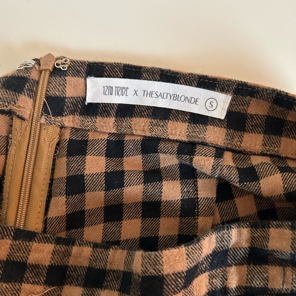12th Tribe x Salty Blonde Plaid Flannel Pants - Picture 2 of 2
